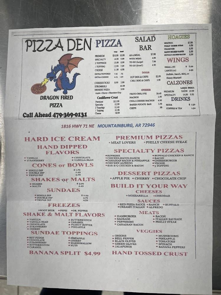 Pizza Den Menu image 1